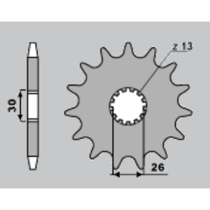 CHT front sprocket 2090 18 TRIUMPH DAYTONA 955/SPRINT ST/SPRINT GT (JTF1180.18)