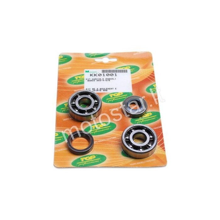 Minarelli AM6 crankshaft Top Performances (SKF C3 TN9) bearing set