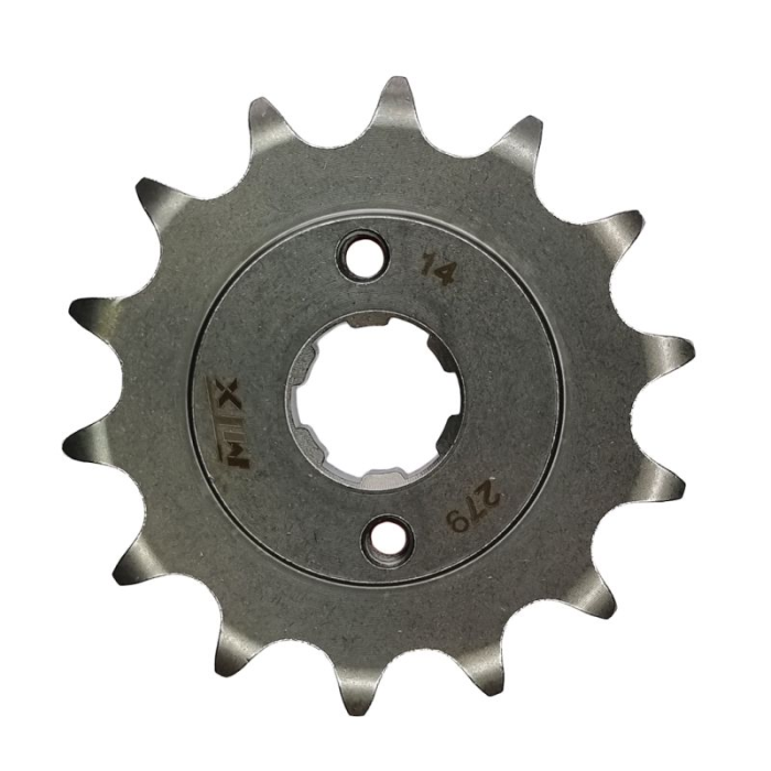 MTX front sprocket 279 14 HONDA NSR 125 '89-'99, XR 250, CRF 230 '03-'19, VT 125 SHADOW '99-'07, XL 125 VARADERO '01-'13 (279