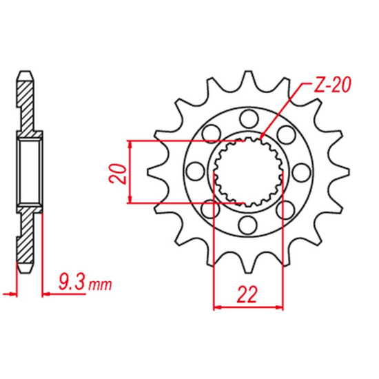 GROSSKOPF priekinė žvaigždė...