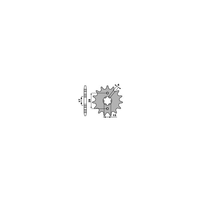PBR front sprocket 272 14 (pitch 420)