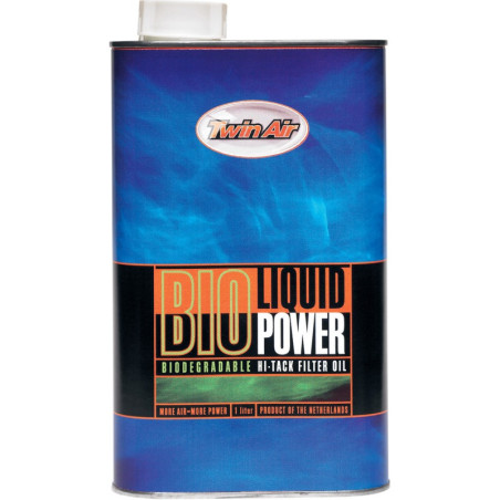 TWIN AIR oil (liquid bior power oil) for soaking the air filter sponge (biodegradable) 1 l