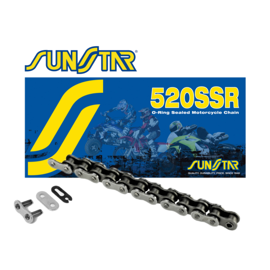 SUNSTAR chain 520SSR-114N (520V) up to 400cc (O RING) color natural