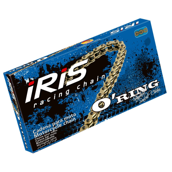 IRIS 530 OR-108 chain (108 links) O-RING (separated + link) color gold (up to 900cc) (40.0KN)