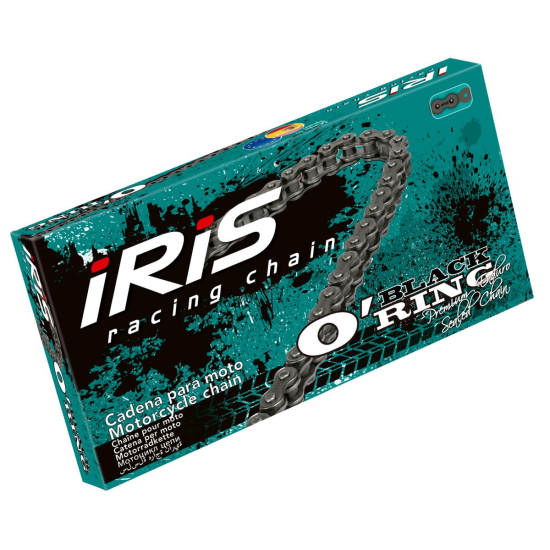 IRIS 530 OR-122 chain (122 links) O-RING (separated + link) color black (up to 900cc) (40.0KN)