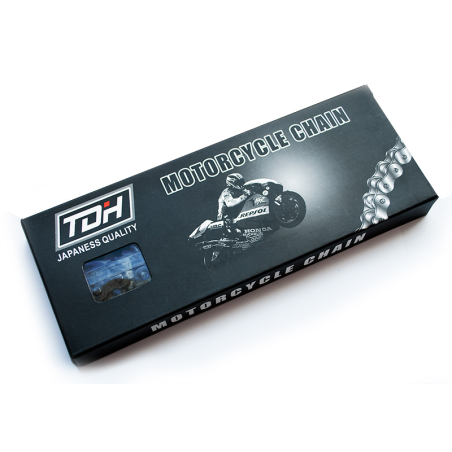 TDH 520UX-118 chain (118 links) X-RING up to 750cc (up to 60 HP) color yellow (520/118)