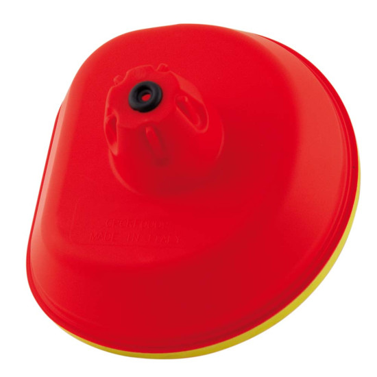 RACETECH air filter cover HONDA CRF 250R '10-'17, CRF 450R '09-'16 red yellow
