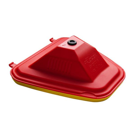 RACETECH oro filtro dangtelis YAMHA YZF/YZ-FX 250/450 4T '14-21, WRF 250 '15-21, WRF 450 '16-21 spalva raudonas geltonas