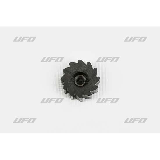 UFO chain roller KAWASAKI KXF 250 '09-'20, KXF 450 '09-'18 color black ZEBATA (8X38X24mm) 79-5014