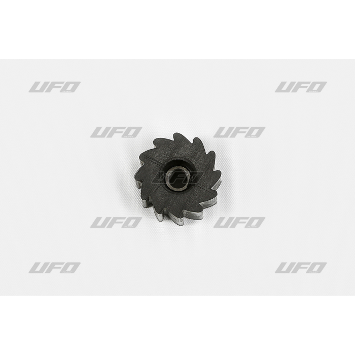 UFO chain roller KAWASAKI KXF 250 '09-'20, KXF 450 '09-'18 color black ZEBATA (8X38X24mm) 79-5014