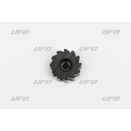 UFO chain roller KAWASAKI KXF 250 '09-'20, KXF 450 '09-'18 color black ZEBATA (8X38X24mm) 79-5014