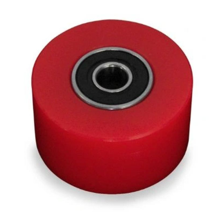 JR grandinės rolikas 42MM raudona (su guoliais)
