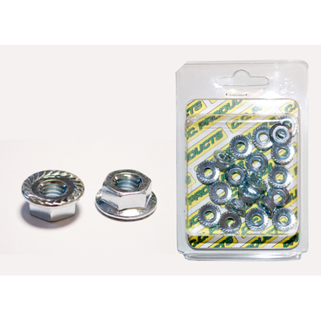 CC nuts with skirt M6 (20pcs.) (1083-005) (CC PRODUCTS)