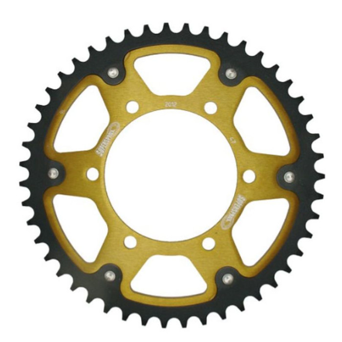 SUPERSPROX rear sprocket STEALTH (steel-aluminum) 4405 43 HONDA CBR 600RR '03-'15, CBR 600F '01-'19x17-'20 (JTR1307.43) (