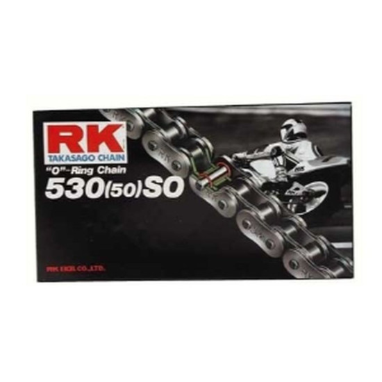 RK chain 530SO-120 (120 links) O-RING up to 900cc/40.0KN (link included)