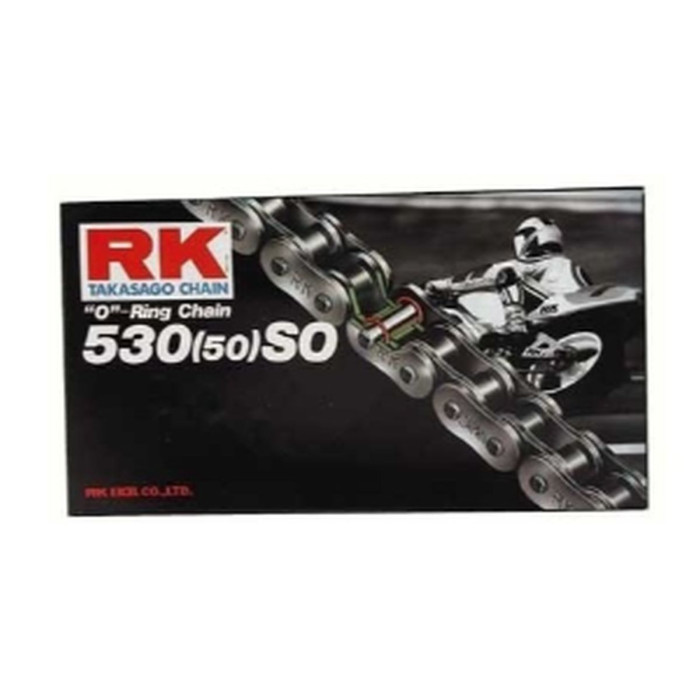 RK chain 530SO-120 (120 links) O-RING up to 900cc/40.0KN (link included)
