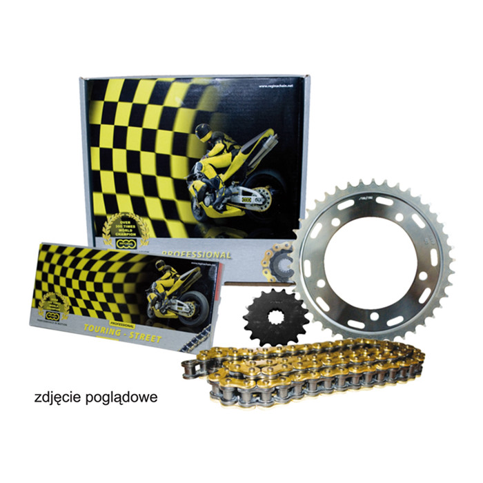 PBR chain set SUZUKI 650 GSF BANDIT '07-'15, chain 'EK' - (15/48/120) 525SROZ120