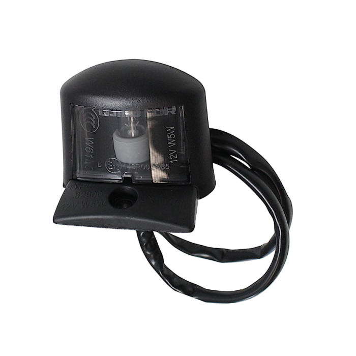Universal number plate lighting