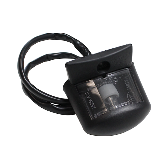 Universal number plate lighting