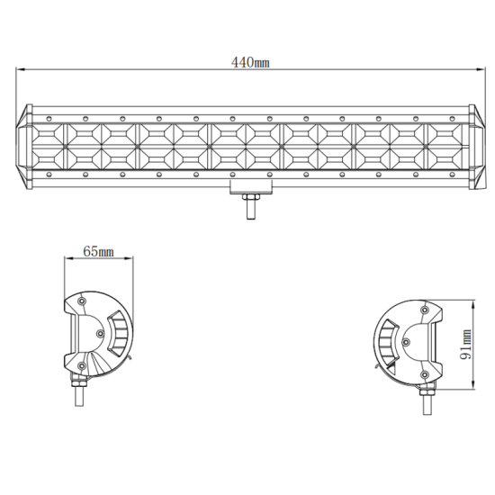 Kinwons additional lighting (LEDBAR) 10-30V 288W