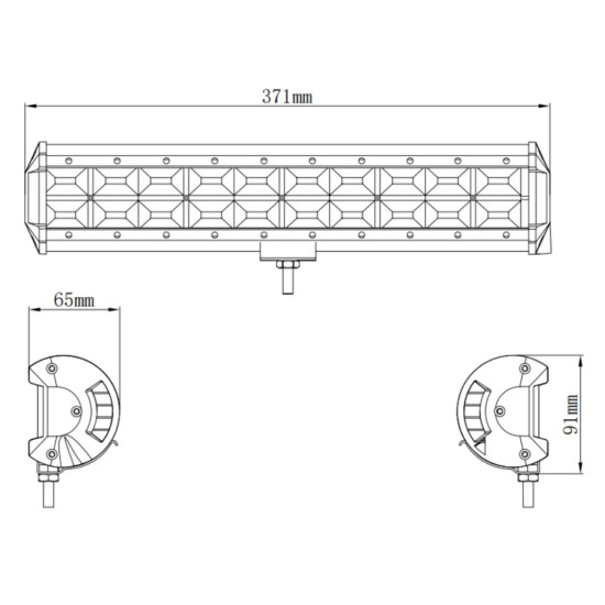 Kinwons additional lighting (LEDBAR) 10-30V 240W