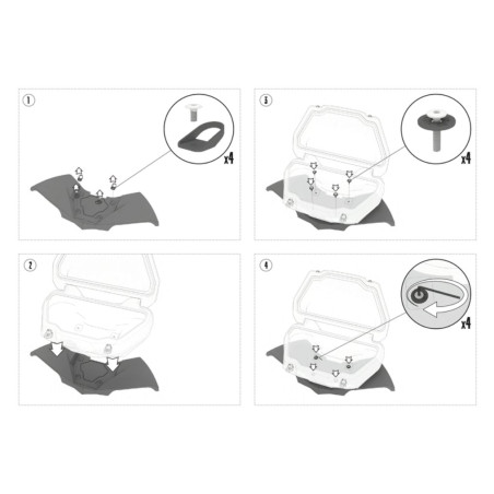 TESSERACT storage box Can Am Renegade 650-1000