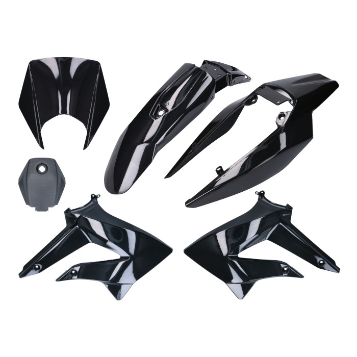Derbi Senda 50 SM DRD X-Treme 10-13 (D50B) plastic set (black)