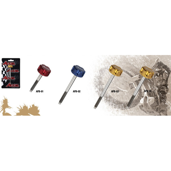 ACCEL air filter bolt HONDA CR 125/250 '98-'13, KAWASAKI KX/KXF, SUZUKI RMZ 250 '04-'13 color gold