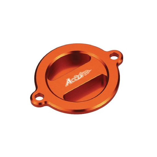ACCEL discount oil filter cover KTM EXC 450/500 '12-'16 color orange