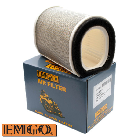 EMGO the air filter YAM 1300 FJR 1300 01-18, XVS 1300 A MIDNIGHT STAR 14-15 (HFA49-14 (5JW-14451-00) (Y4245) is replaced by the 