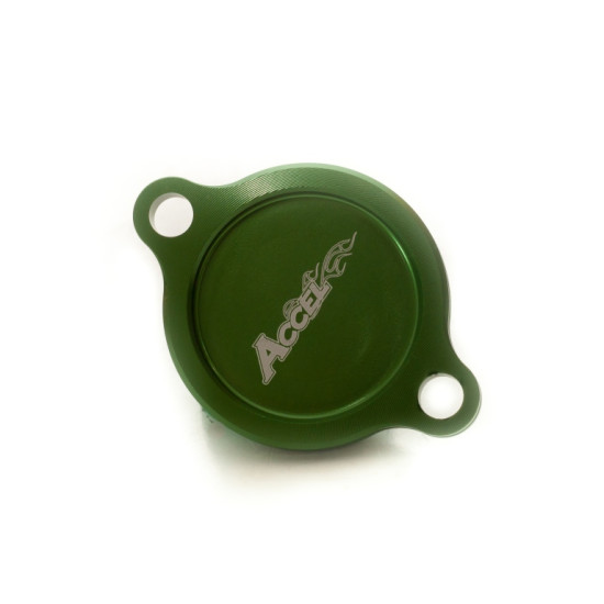 ACCEL discount oil filter cover KAWASAKI KXF 250 '05-20 color GREEN