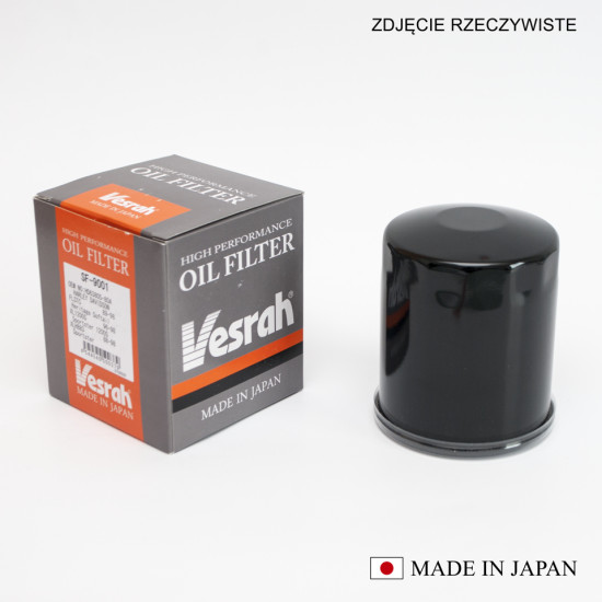VESRAH oil filter HF170B HARLEY DAVIDSON (black) (MADE IN JAPAN)