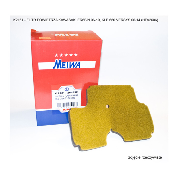 MIW (MEIWA) oro filtras KAWASAKI ER6F/N 06-10, KLE 650 VERSYS 06-14 (HFA2606)