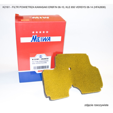 MIW (MEIWA) oro filtras KAWASAKI ER6F/N 06-10, KLE 650 VERSYS 06-14 (HFA2606) 