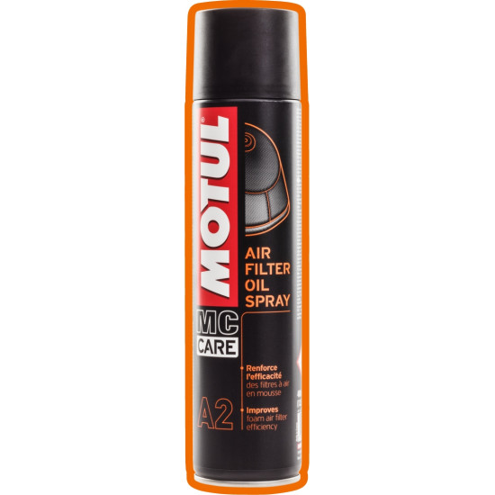 MOTUL A2 AIR FILTER OIL 0.4L SPRAY (gold filter)