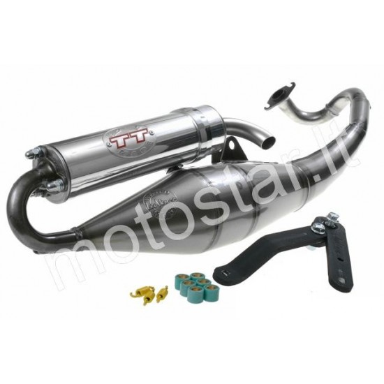 LeoVince TT Peugeot Horizontal muffler