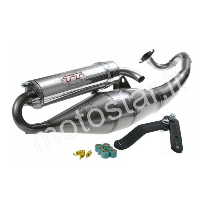 LeoVince TT Peugeot Horizontal muffler