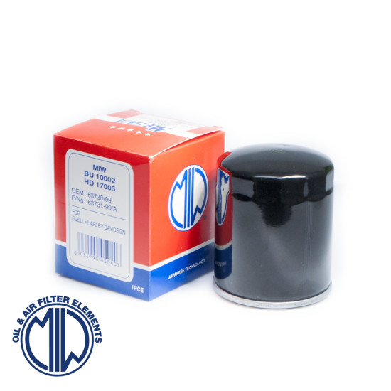 MIW (MEIWA) oil filter HARLEY DAVIDSON black (HF171B)