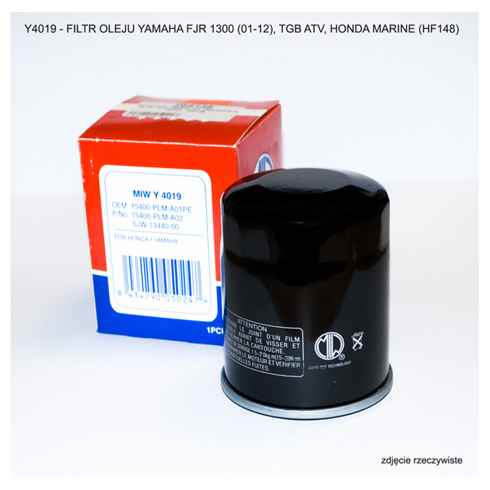 MIW (MEIWA) tepalo filtras YAMAHA FJR 1300 (01-12), TGB ATV, HONDA MARINE (HF148)