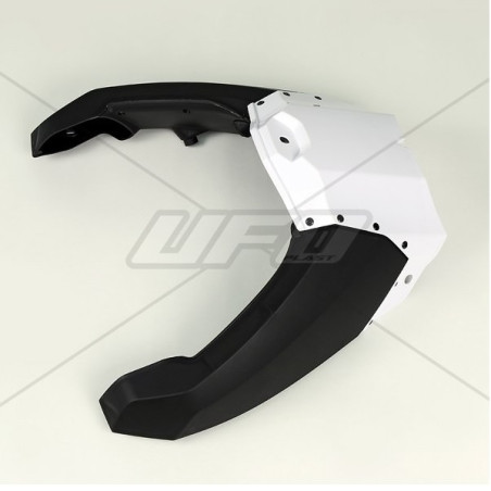 UFO oro filtro apsauga / plastikas YAMAHA YZF 250/450 '14-'17, WRF 250 '15-'17, WRF 450 '16-'17, spalva baltas/juodas