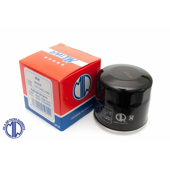 MIW (MEIWA) tepalo filtras HONDA/ KAWASAKI/ TRIUMPH/ YAMAHA (HF204)