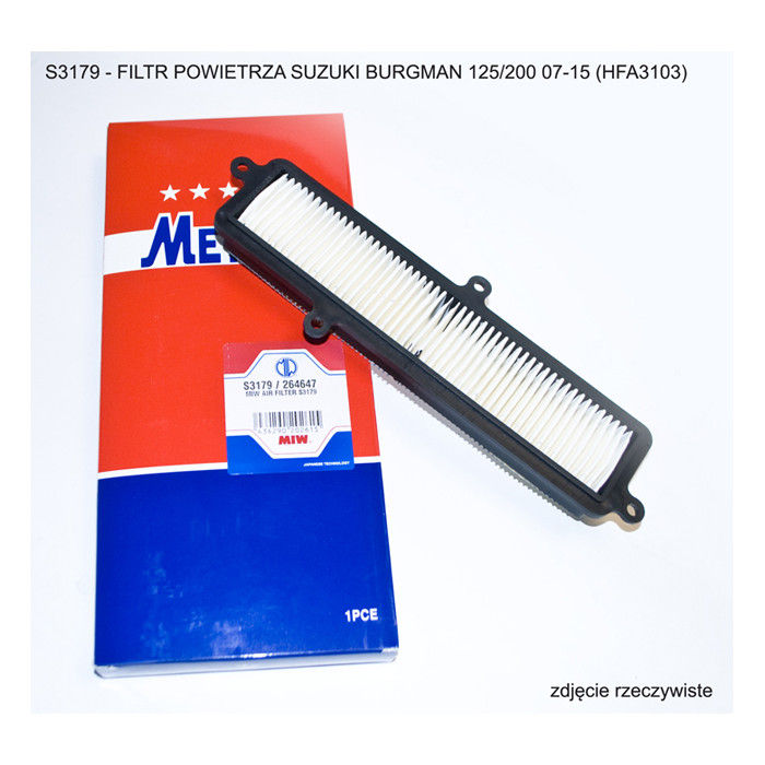 MIW (MEIWA) oro filtras SUZUKI BURGMAN 125/200 07-15 (HFA3103)