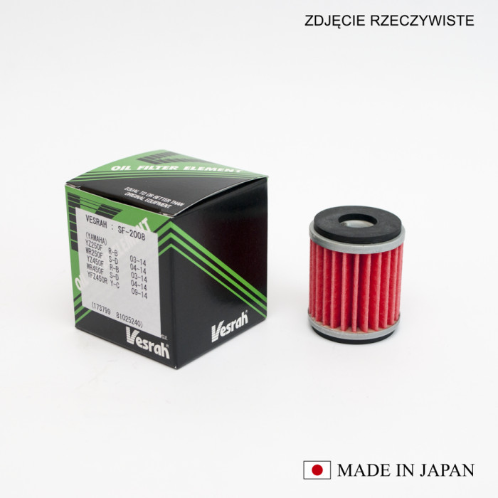 VESRAH oil filter HF140/HF141/HF981 (MADE IN JAPAN)