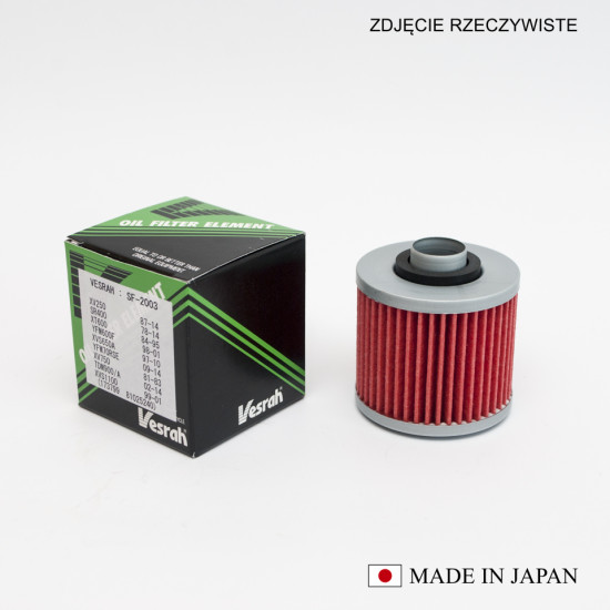 VESRAH oil filter HF145 (MADE IN JAPAN)
