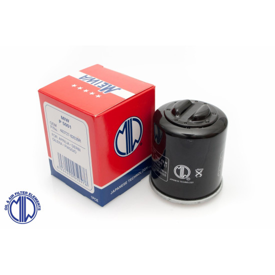 MIW (MEIWA) oil filter APRILIA/ PIAGGIO/ DERBI (HF183)